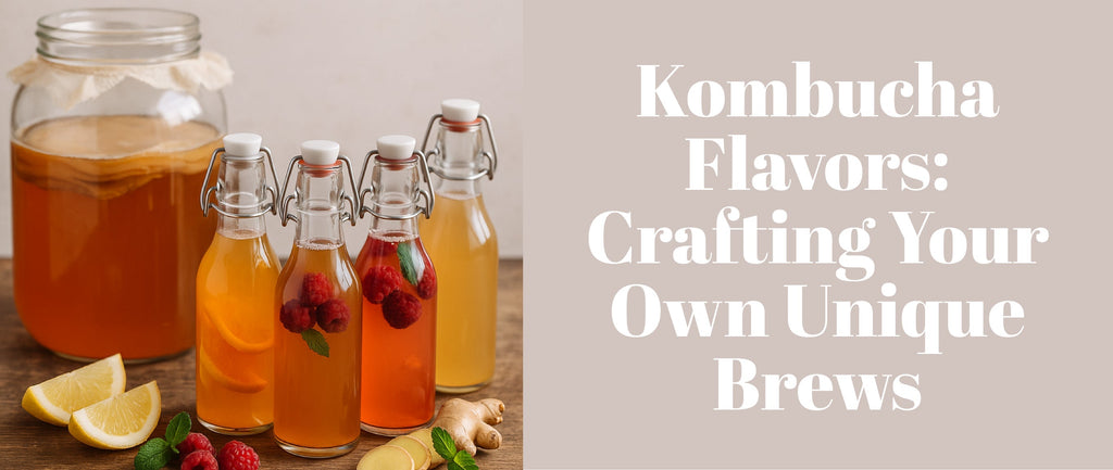 Kombucha Flavors: Crafting Your Own Unique Brews
