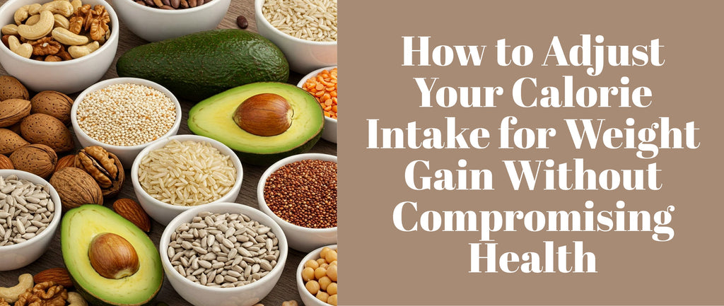 How to Adjust Your Calorie Intake for Weight Gain Without Compromising Health
