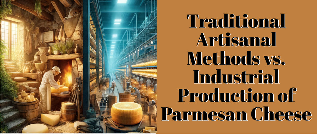 Traditional Artisanal Methods vs. Industrial Production of Parmesan Cheese