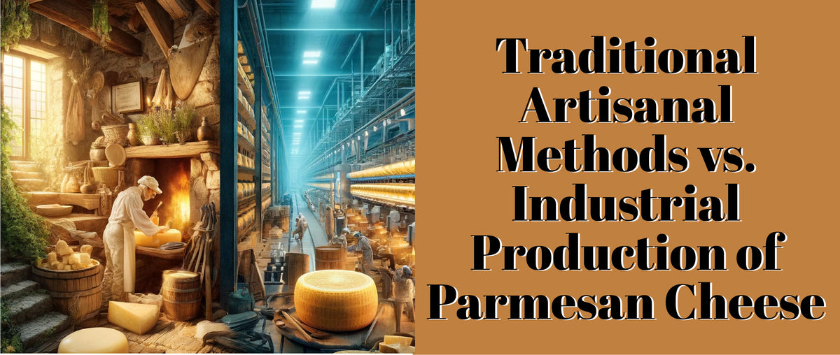 Traditional Artisanal Methods vs. Industrial Production of Parmesan Cheese