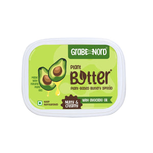 Premium Avocado Oil Based Salted Buttery spread (Dairy, Cholesterol & Lactose Free, Cashew Based)