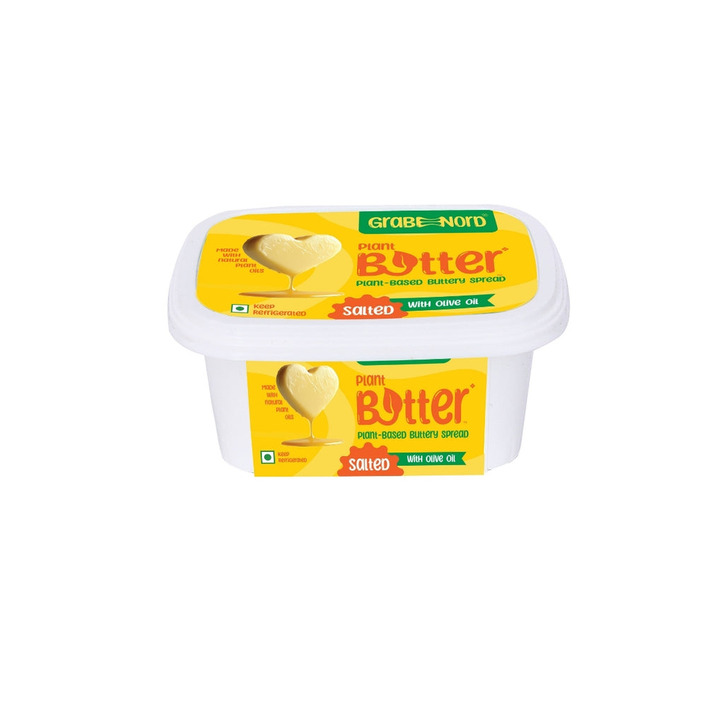 Premium Olive Oil Based Salted Buttery spread (Dairy, Cholesterol & Lactose Free, Cashew Based)