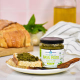 Basil Pesto (Preservative, Dairy, Cholesterol & Lactose Free, Vegan)