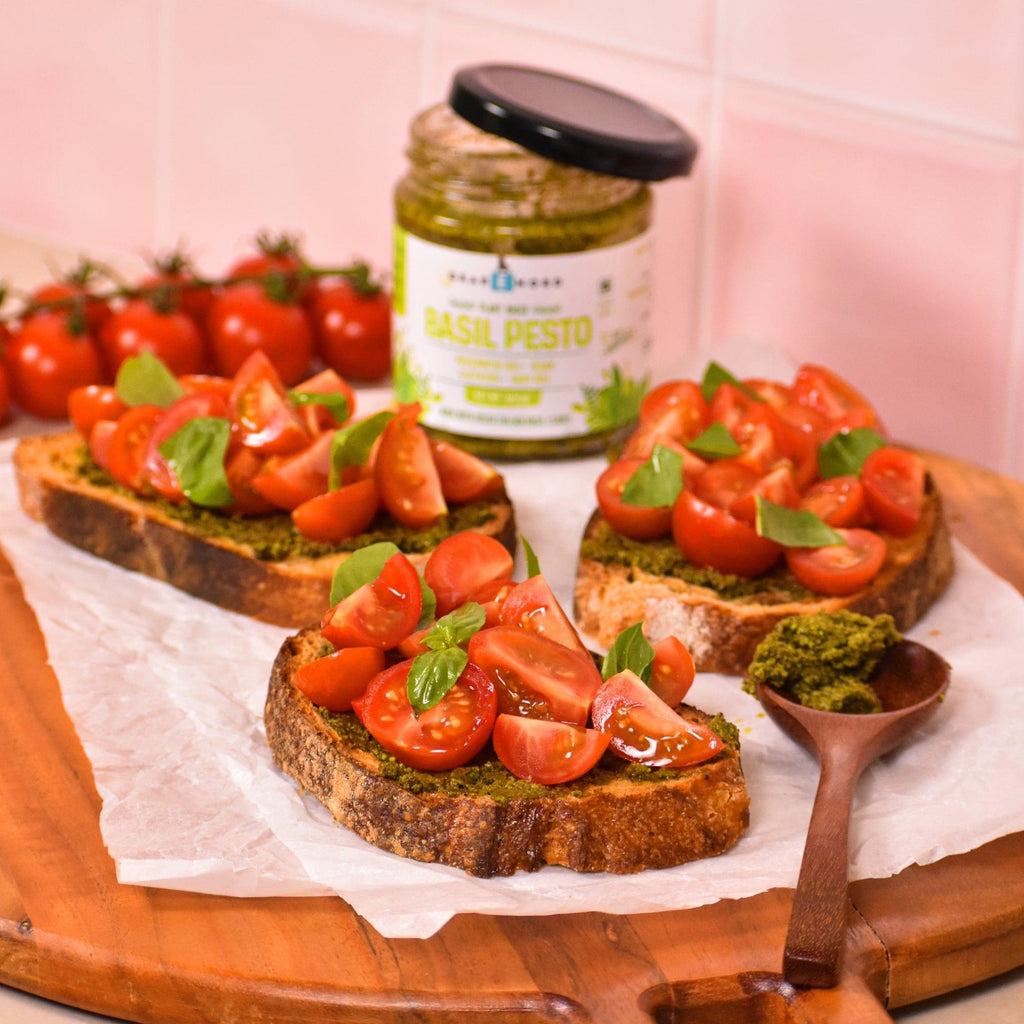 Basil Pesto (Preservative, Dairy, Cholesterol & Lactose Free, Vegan)