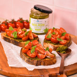 Basil Pesto (Preservative, Dairy, Cholesterol & Lactose Free, Vegan)