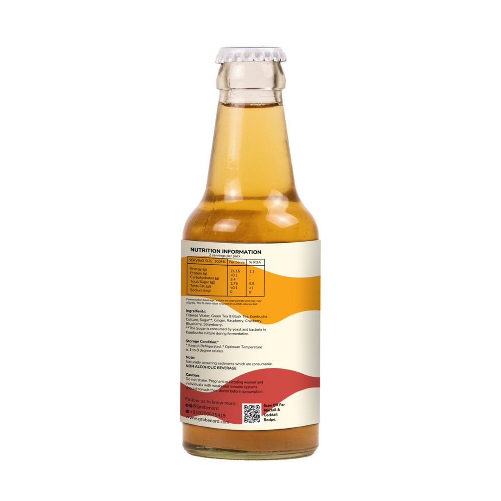 Ginger Berry Kombucha – 200ml