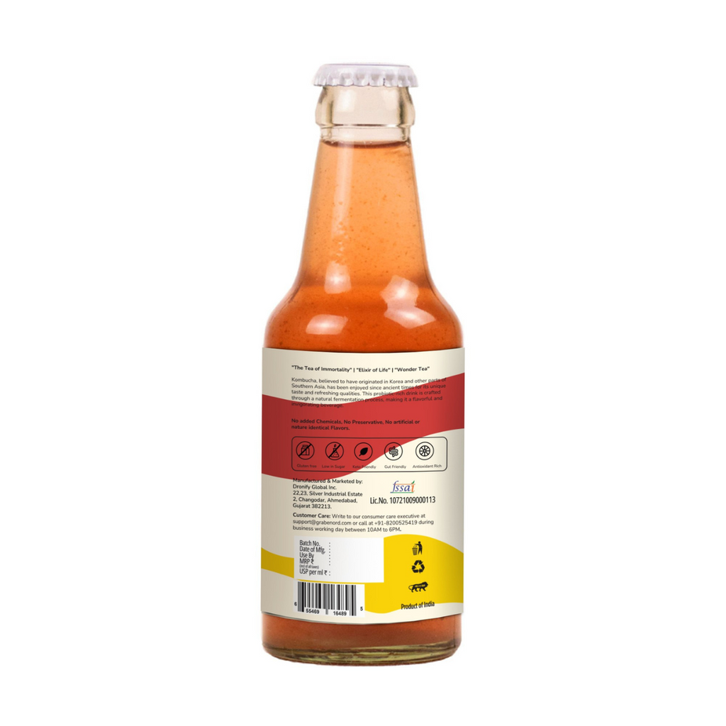 Raspberry Chamomile Kombucha – 200ml