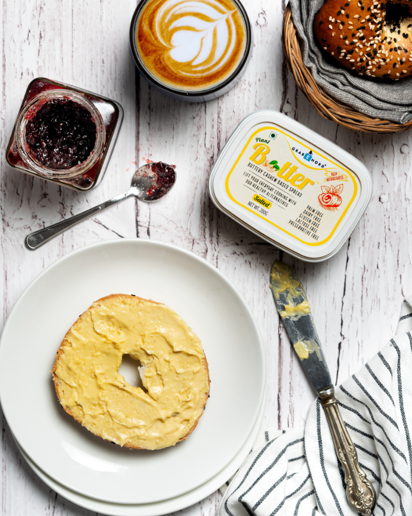 Grabenord Original Cashew Based Buttery Spread - Salted (Vegan, Dairy Free, Cholesterol Free)