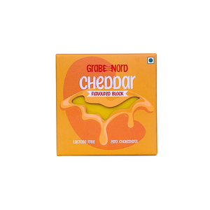 Cheddar Block (Dairy, Cholesterol & Lactose Free, Vegan, Cashew Based)