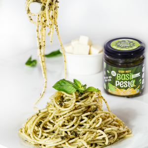 Basil Pesto (Preservative, Dairy, Cholesterol & Lactose Free, Cruelty Free)
