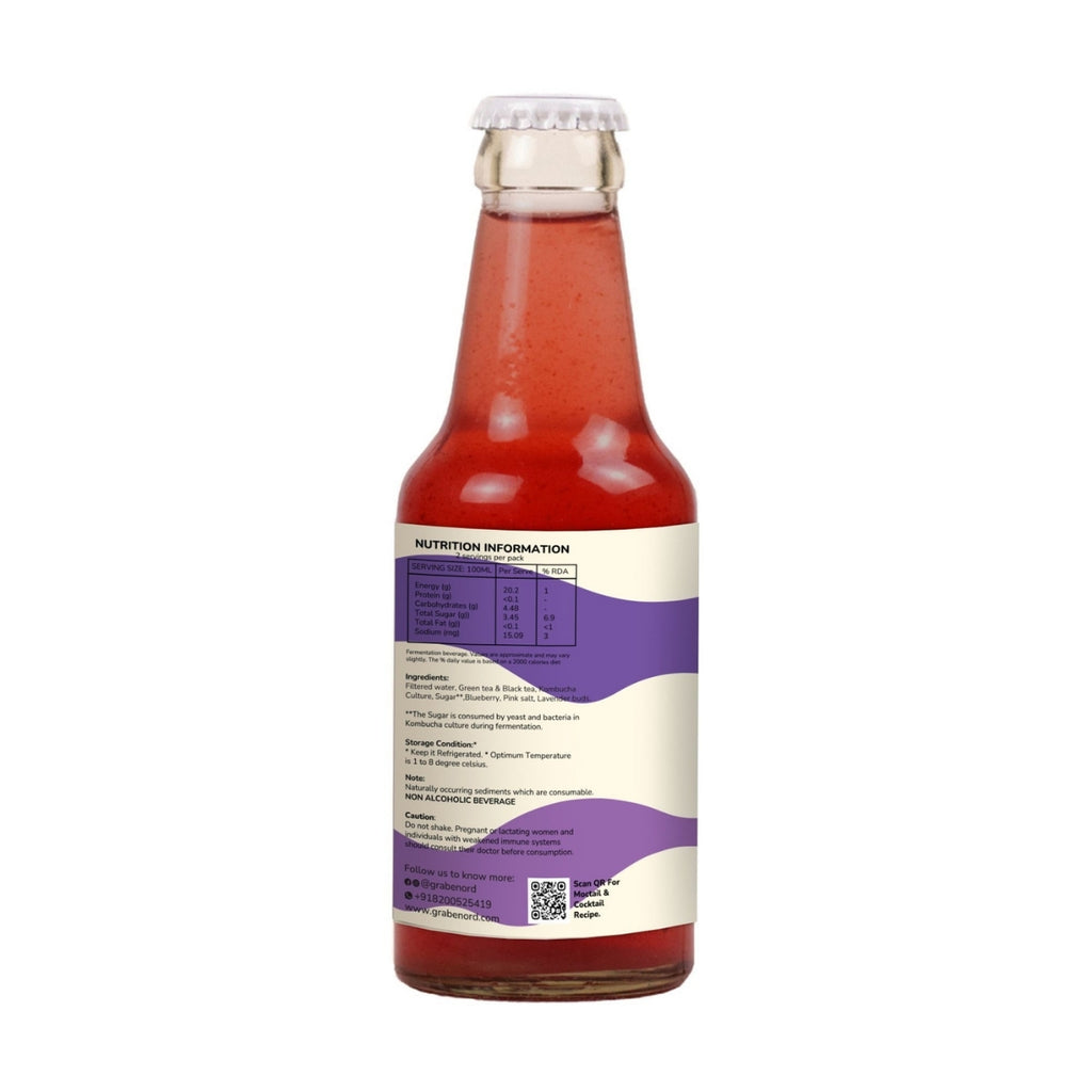 Blueberry Lavender Kombucha – 200ml