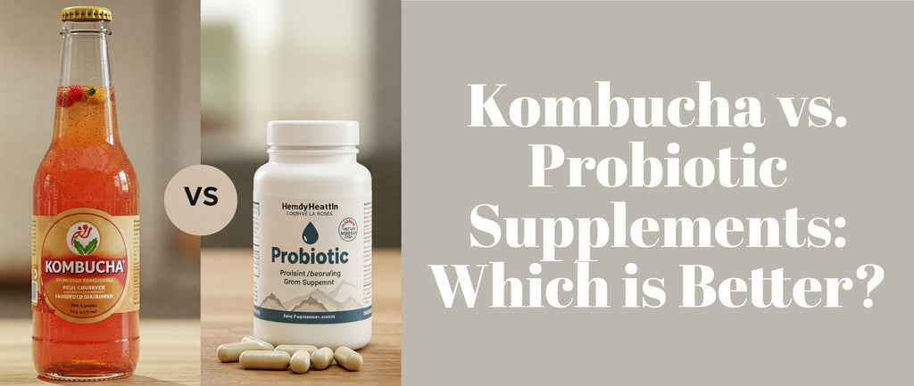 Kombucha vs. Probiotic Supplements: Which is Better?