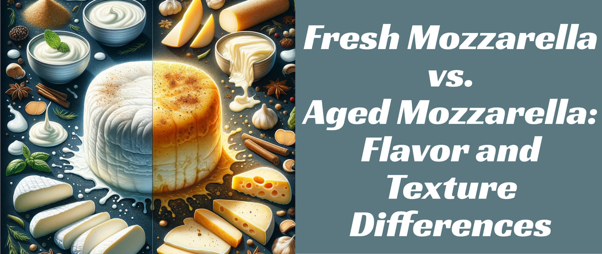 Fresh Mozzarella VS. Aged Mozzarella Flavor and Texture Differences