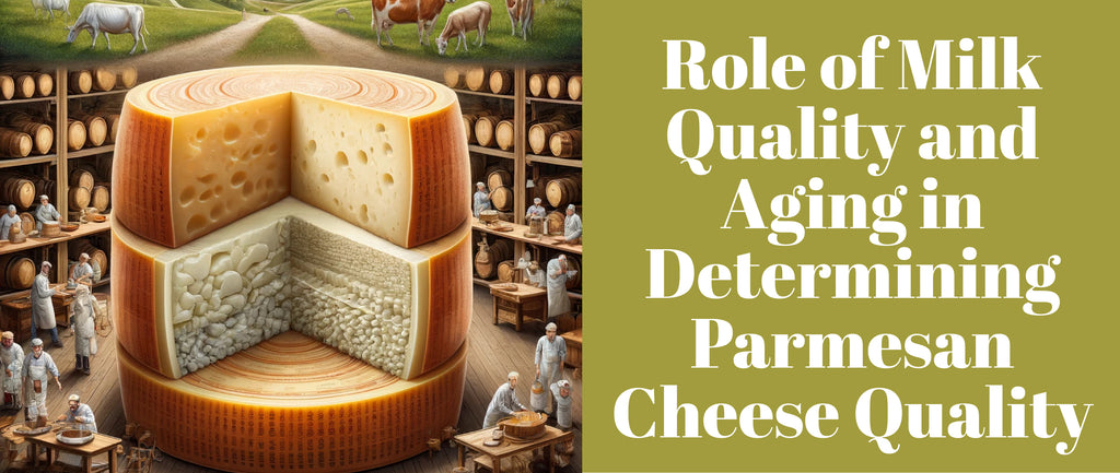 Role of Milk Quality and Aging in Determining Parmesan Cheese Quality