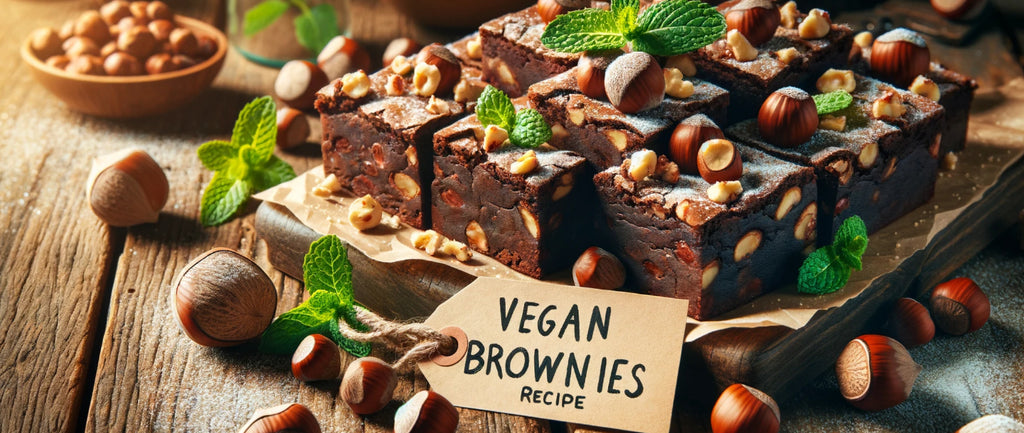 Vegan Hazelnut Brownies