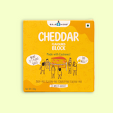 Cheddar Block (Dairy, Cholesterol & Lactose Free, Vegan, Cashew Based)