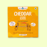 Cheddar Slice (Dairy, Cholesterol & Lactose Free, Cashew Based)