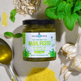 Basil Pesto (Preservative, Dairy, Cholesterol & Lactose Free, Vegan)